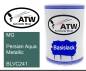 Preview: MG, Persian Aqua Metallic, BLVC241: 500ml Lackdose, von ATW Autoteile West.